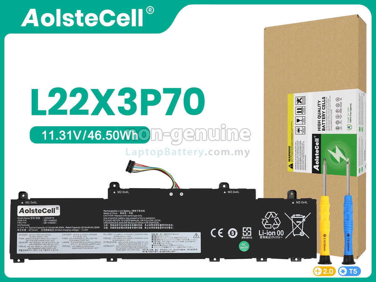 Lenovo L22X3P70(3ICP5/54/90) replacement battery