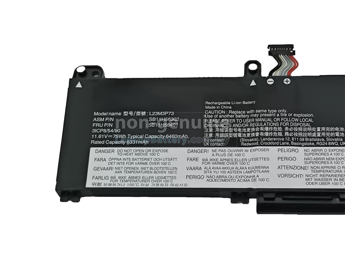 Lenovo SB11H56301 replacement battery
