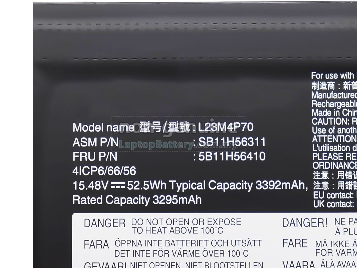 Lenovo ThinkPad T16 GEN 3-21MN0027IW replacement battery