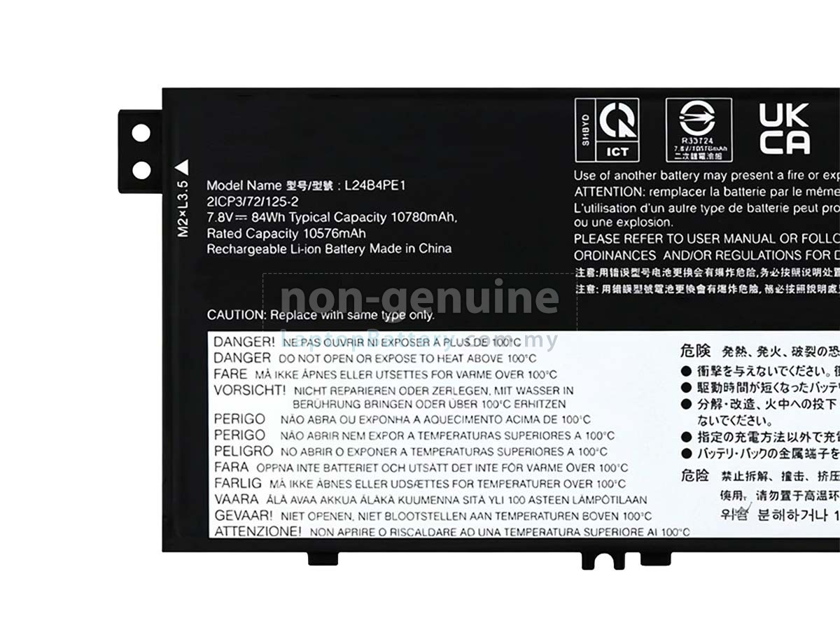 Lenovo THINKBOOK 16 G7 QOY-21NH0007SP replacement battery