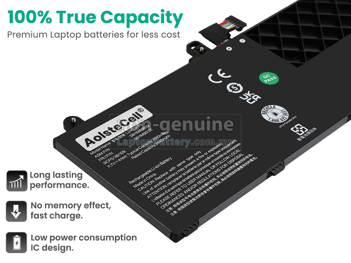 Lenovo 5B11M90131 replacement battery