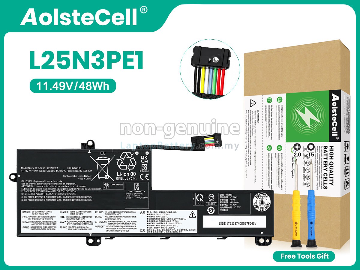 Lenovo THINKBOOK 16 G9 IPL-21UR00DFAD replacement battery
