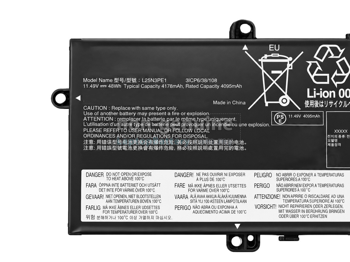 Lenovo THINKBOOK 16 G9 IPL-21UR00DFAD replacement battery