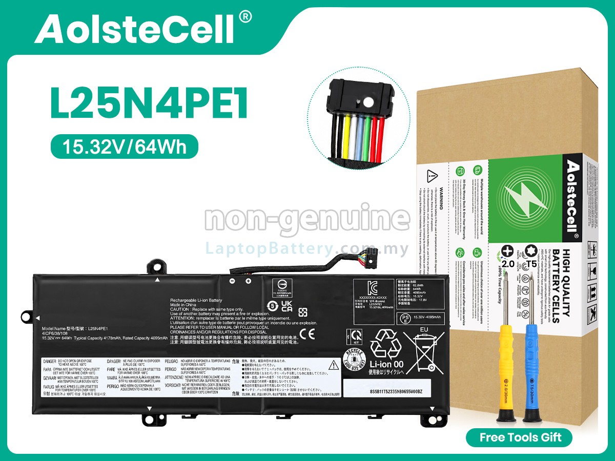 Lenovo THINKBOOK 14 G9 IRL-21UY009LPH replacement battery