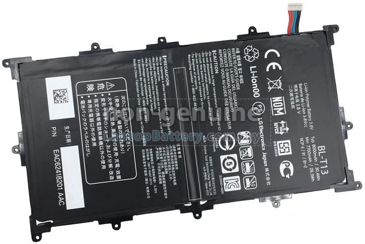 Battery for LG G PAD Tablet 10.1 laptop