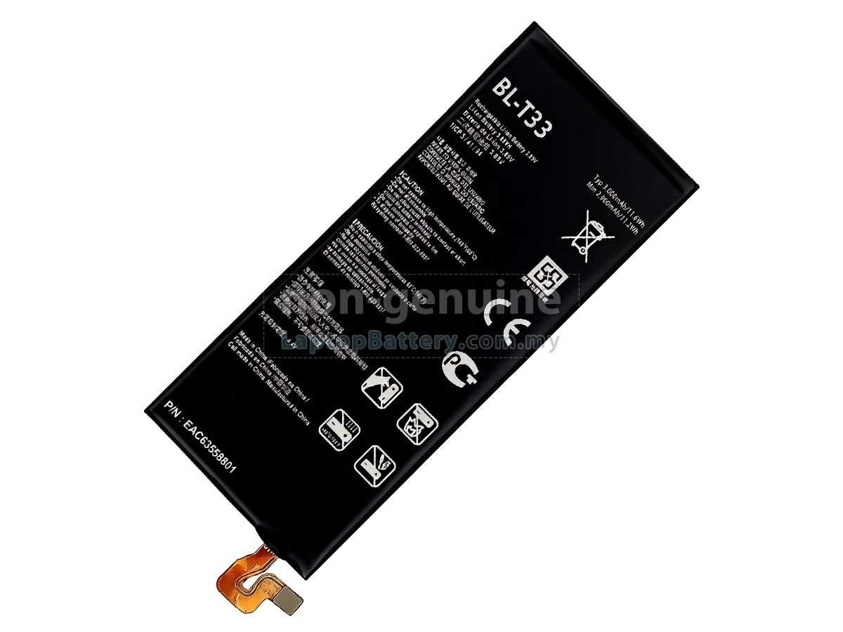 LG Q6 replacement battery