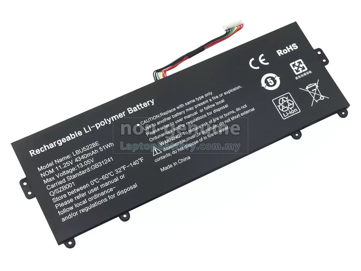 LG ULTRA PC 13U70P replacement battery