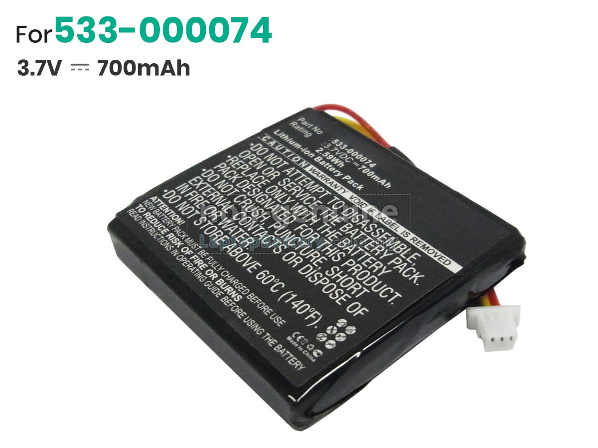 Logitech 533-000074 replacement battery
