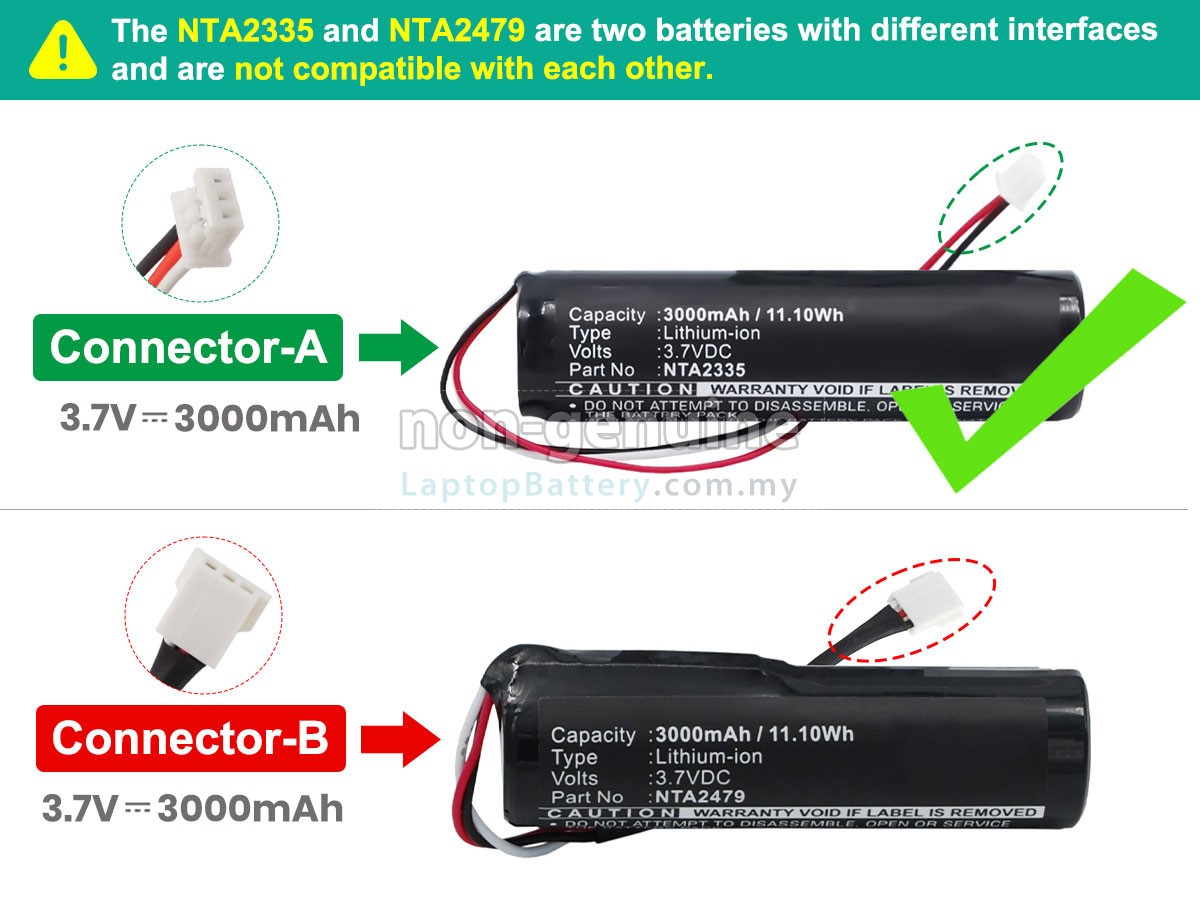 Logitech MM50 replacement battery