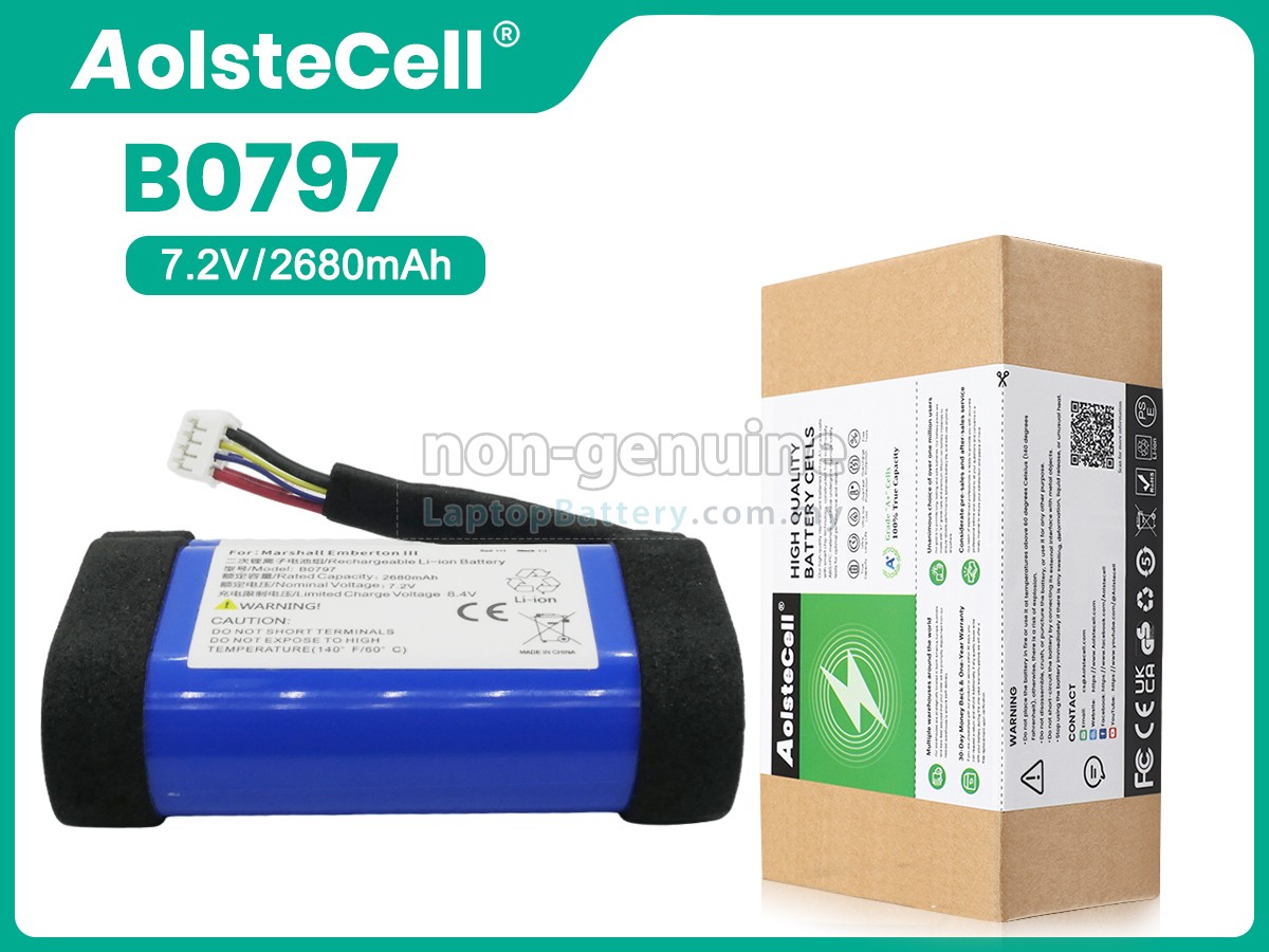 Marshall B0797 replacement battery