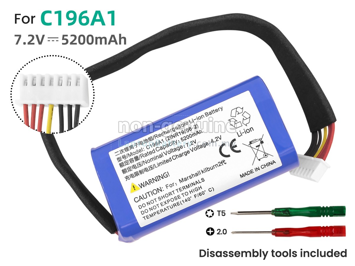 Marshall TF18650-3200-4S2PA replacement battery