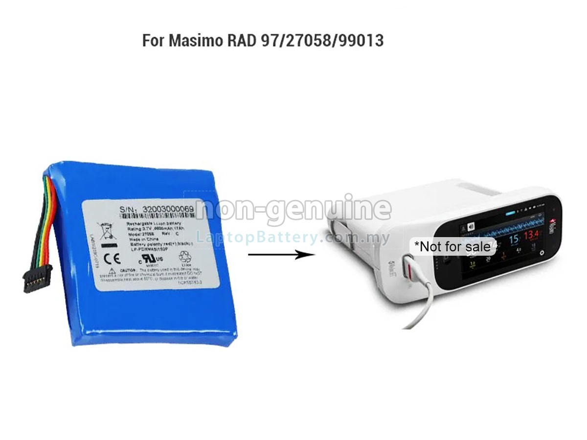 Masimo 27058 replacement battery