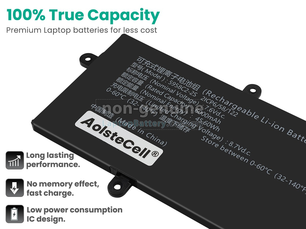 Mechrevo 5958C2-2S replacement battery