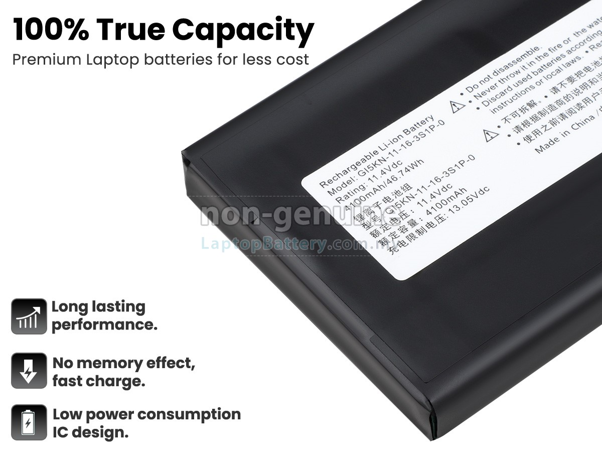 Mechrevo GI5CN-00-13-3S1P-0(3ICP6/63/69) replacement battery