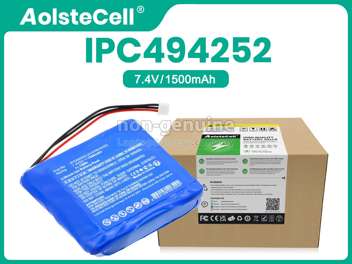 Medcaptain TP-20S replacement battery