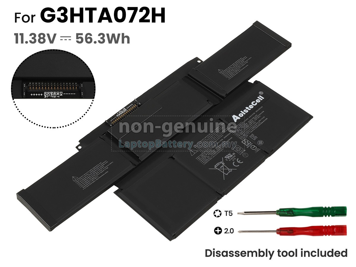 Microsoft Surface LAPTOP STUDIO replacement battery