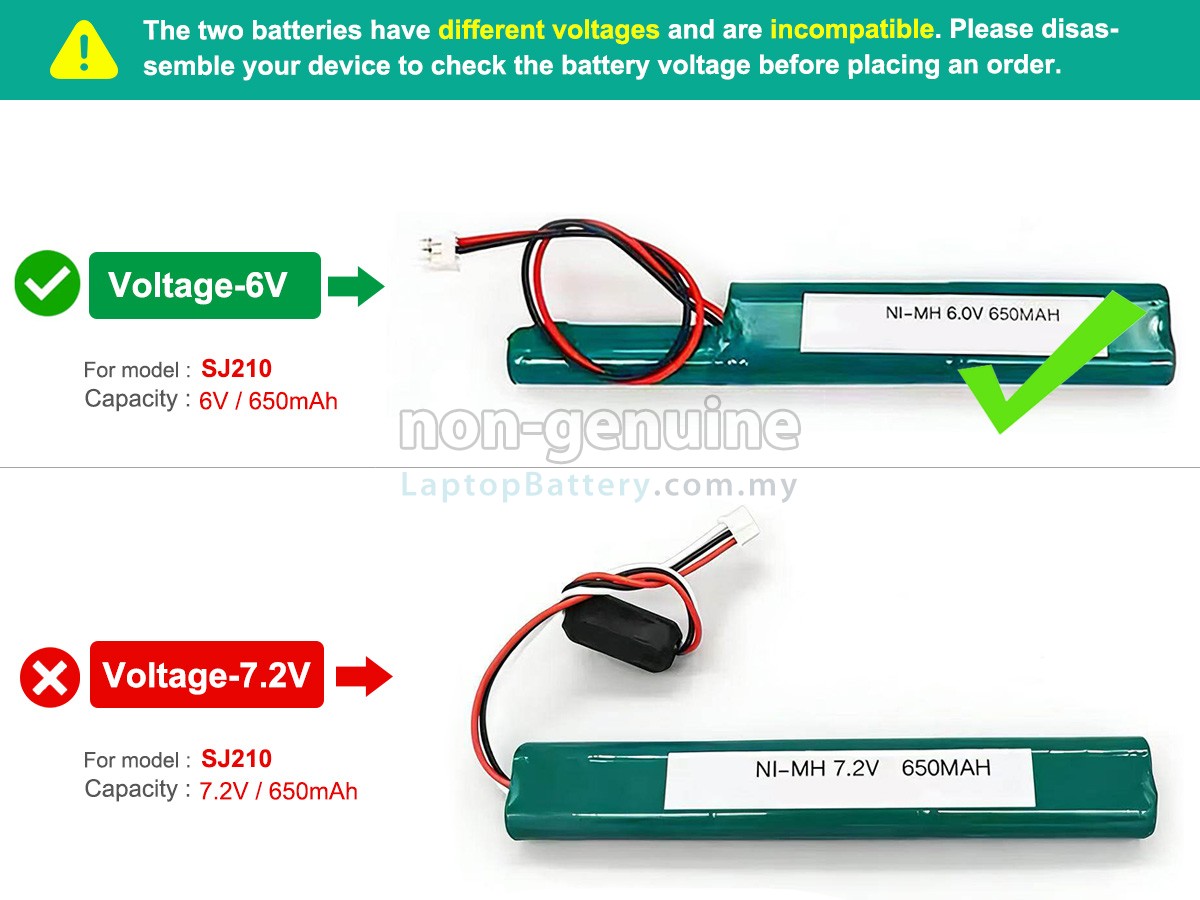 Mitutoyo SJ210 replacement battery