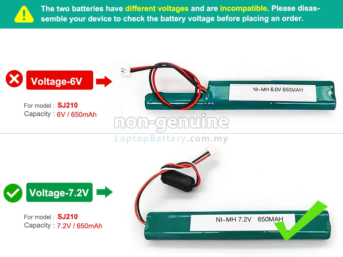 Mitutoyo SJ210 replacement battery