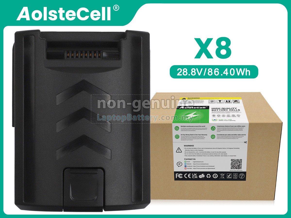 Moosoo X8 replacement battery