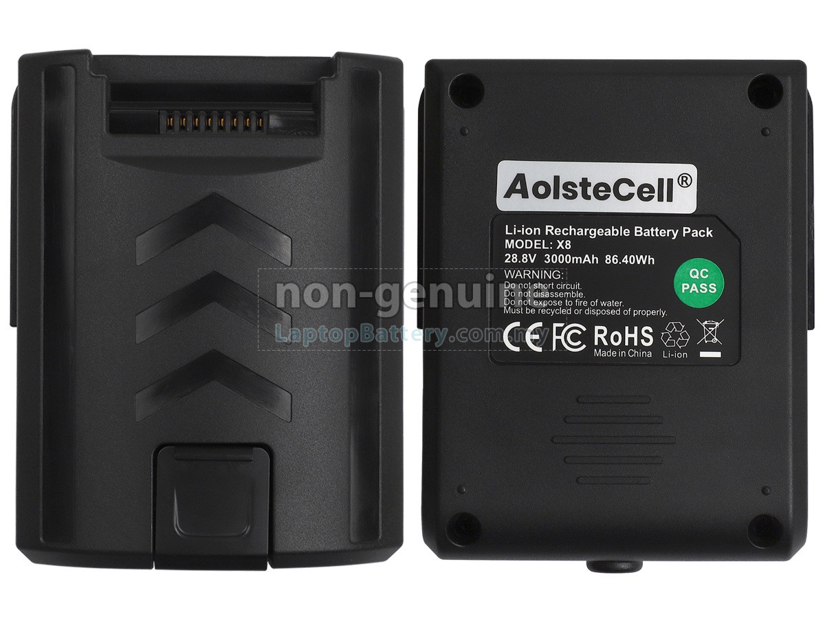 Moosoo X8 replacement battery