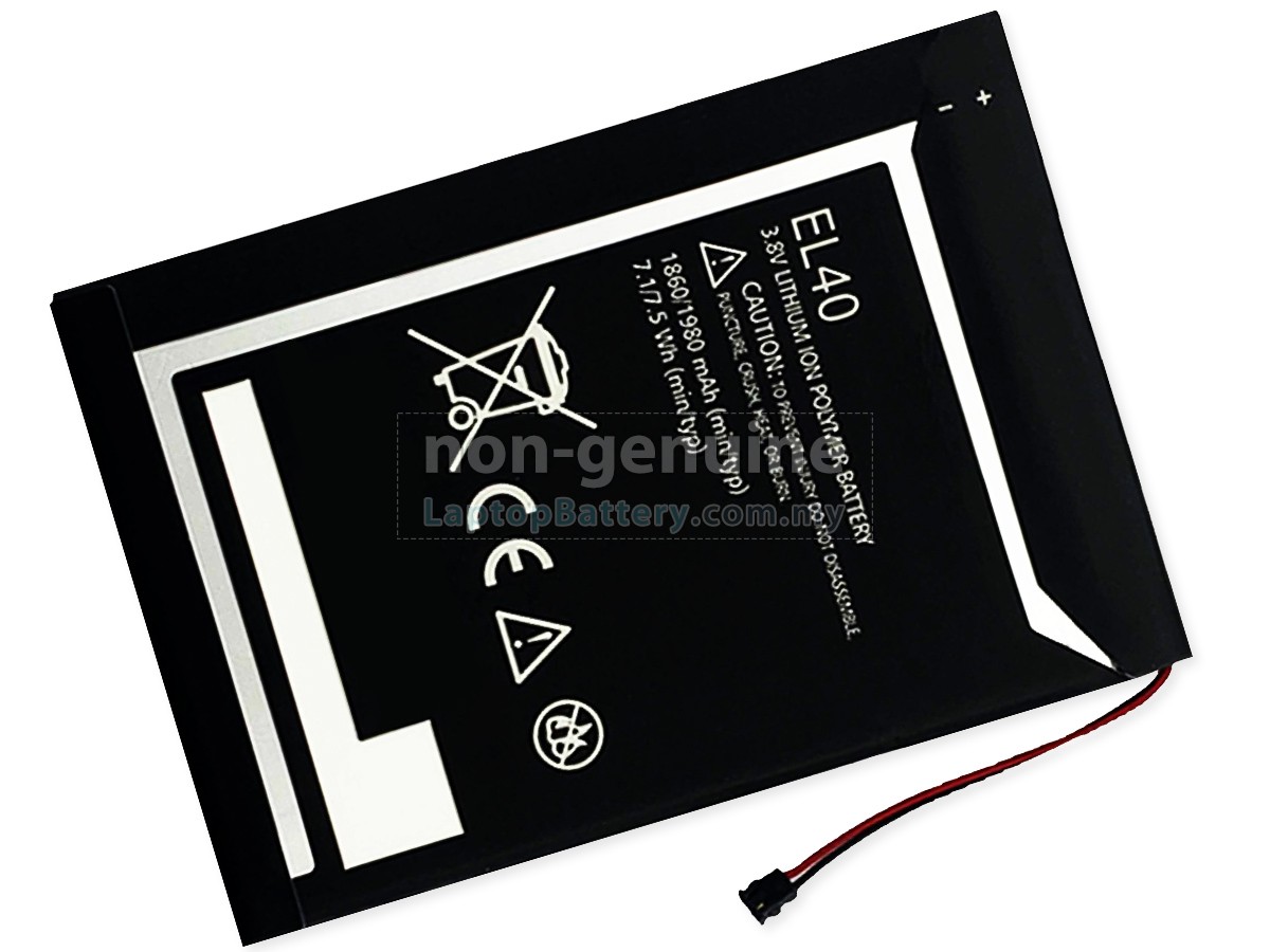 Motorola EL40 replacement battery