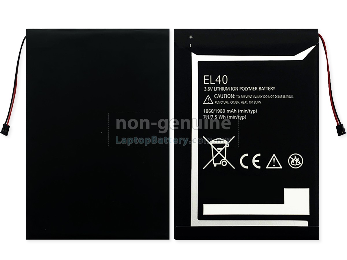 Motorola EL40 replacement battery