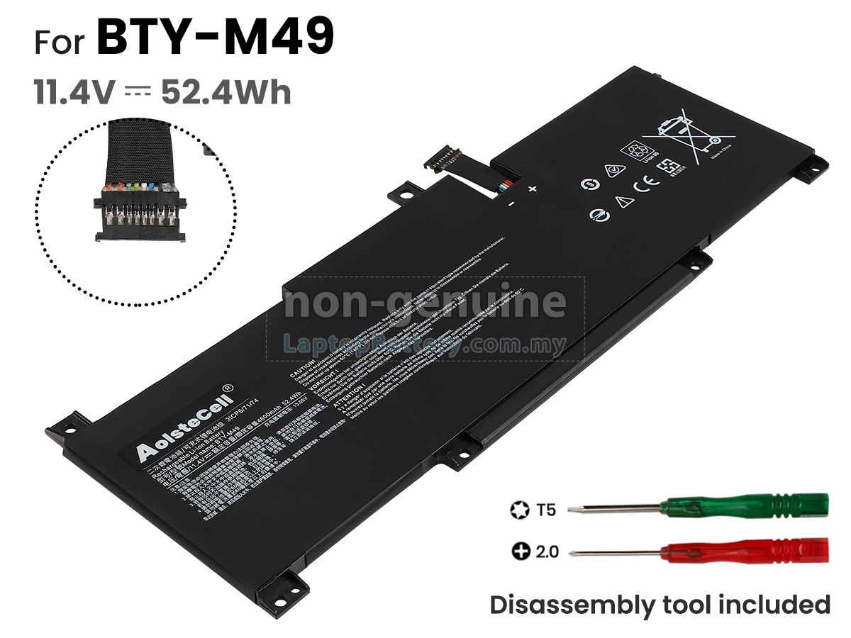 MSI PRESTIGE 14 EVO A11M-089VN replacement battery