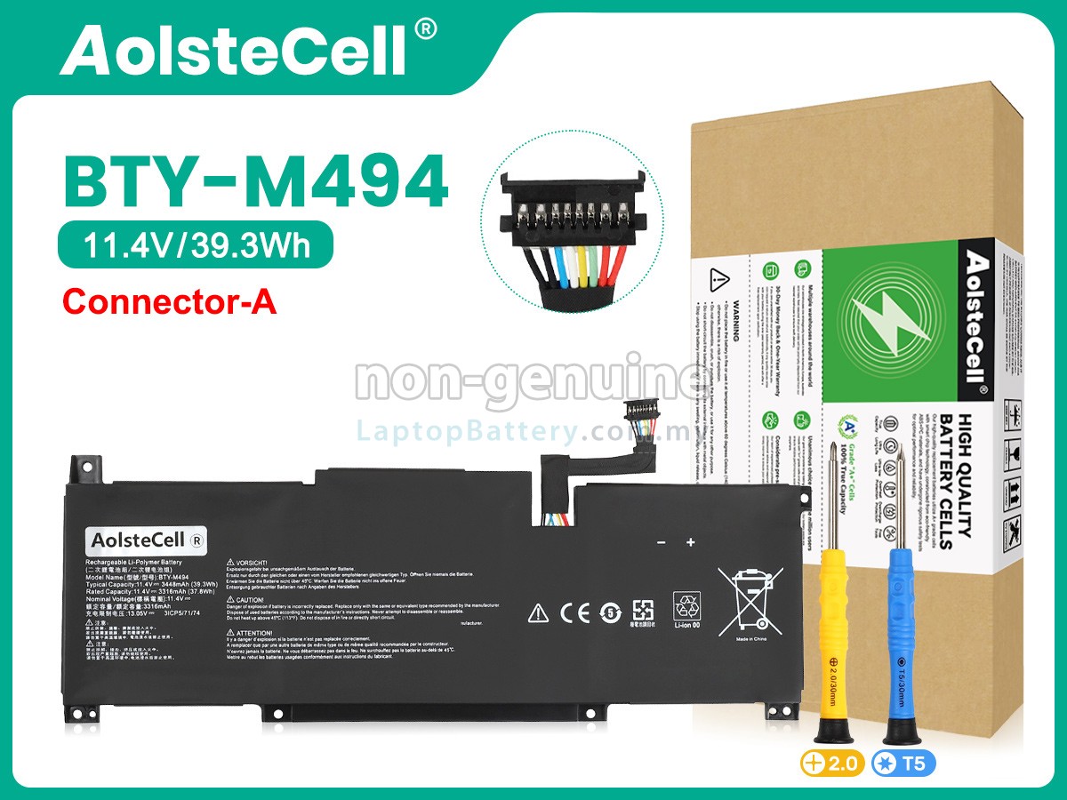 MSI MODERN 14 C12M-040NL replacement battery