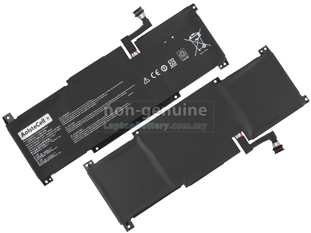 MSI MODERN 14 C12M-040NL replacement battery