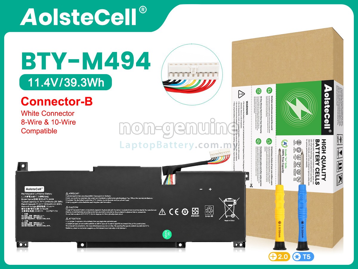 MSI MODERN 14 C12M-040NL replacement battery