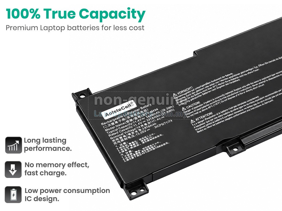 MSI MODERN 14 C12M-040NL replacement battery