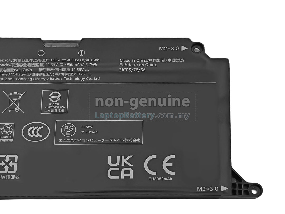 MSI BTY-M4B replacement battery