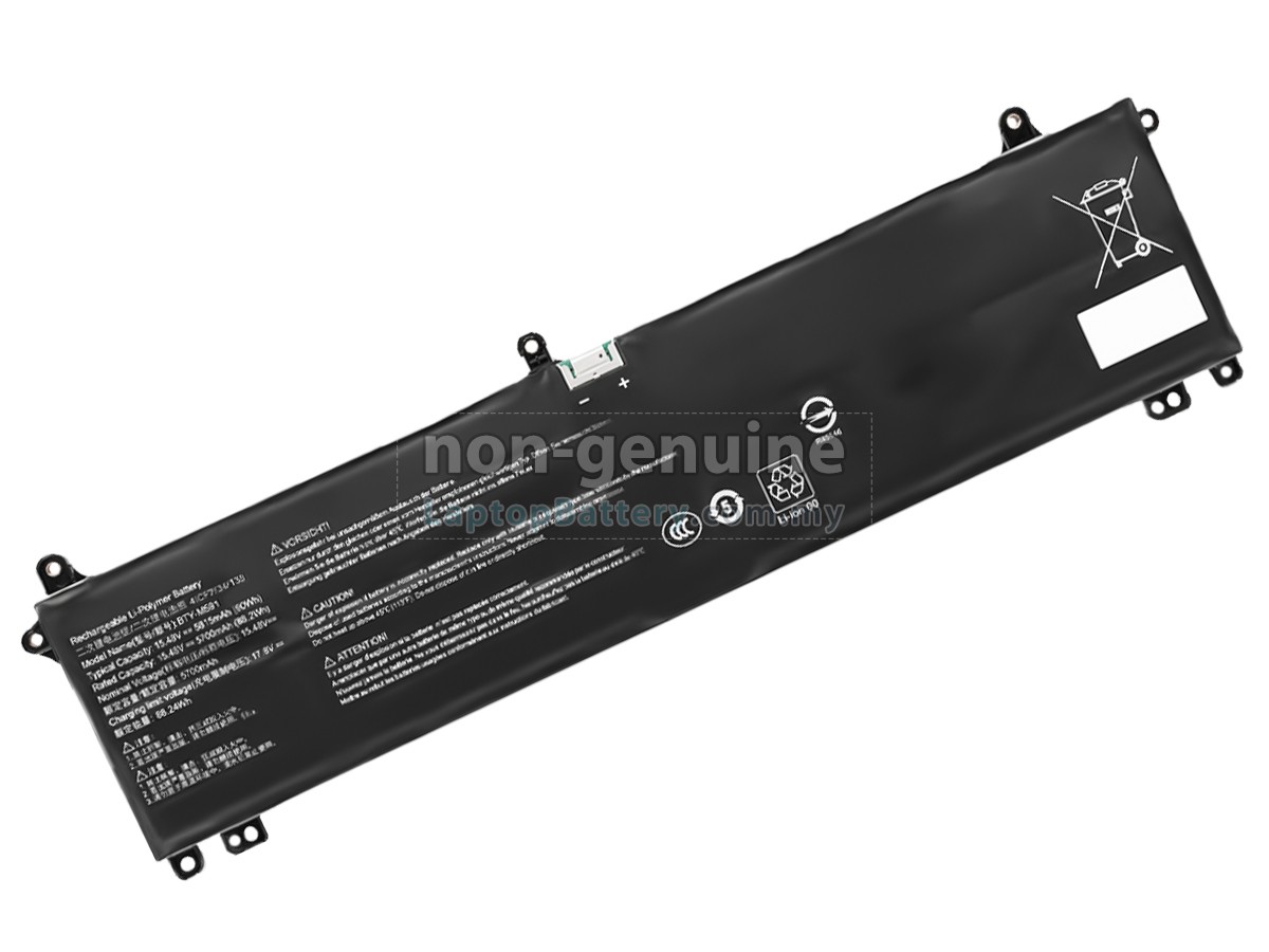 MSI S9N-0W4J200-AQ2 replacement battery