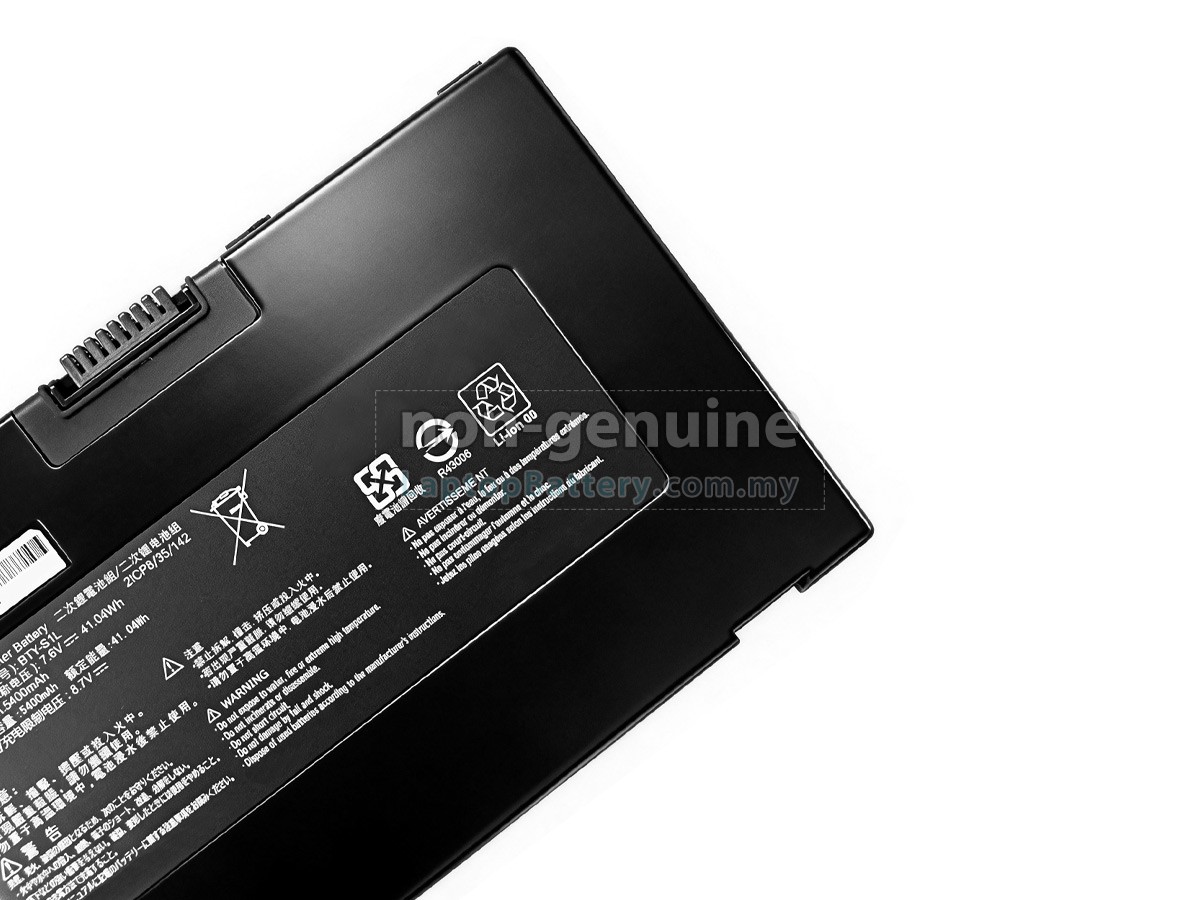 MSI BTY-S1L replacement battery