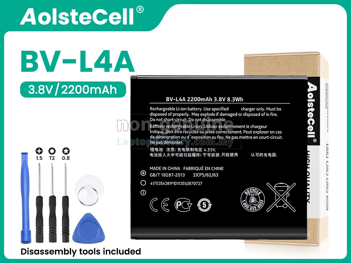 Nokia BV-L4A replacement battery