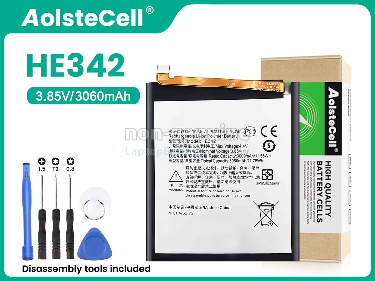 Nokia HE342 replacement battery