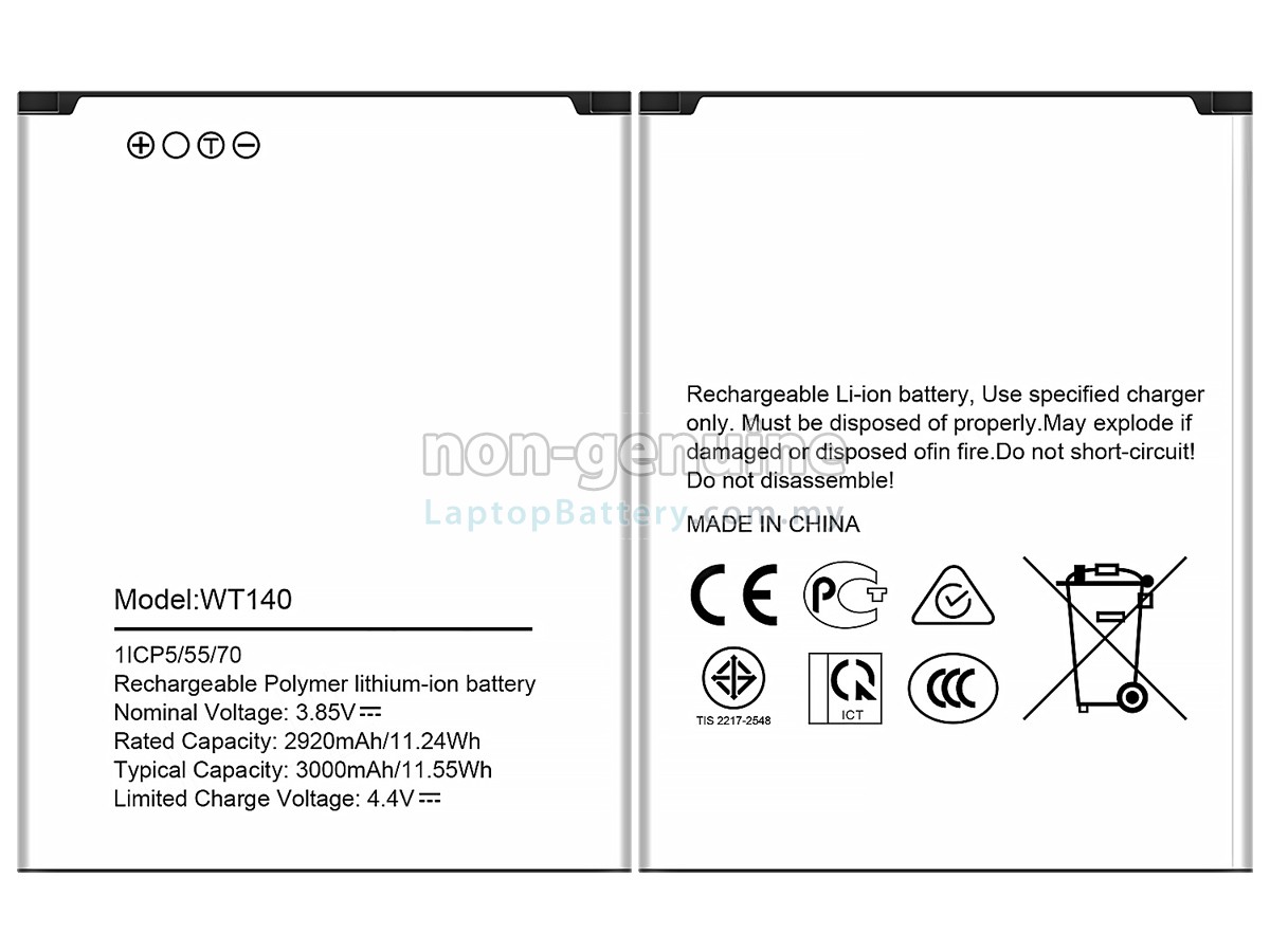 Nokia WT140 replacement battery
