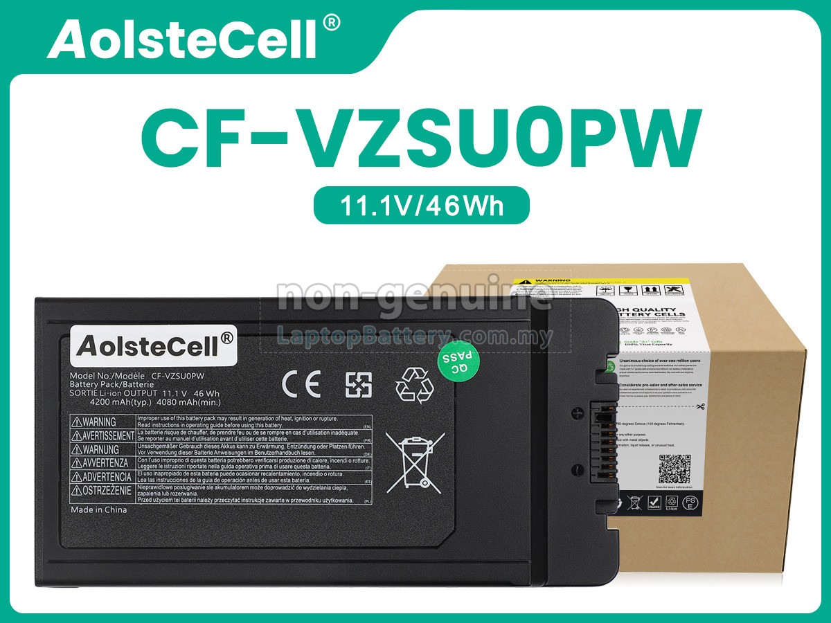 Panasonic CF-VZSU0PW replacement battery