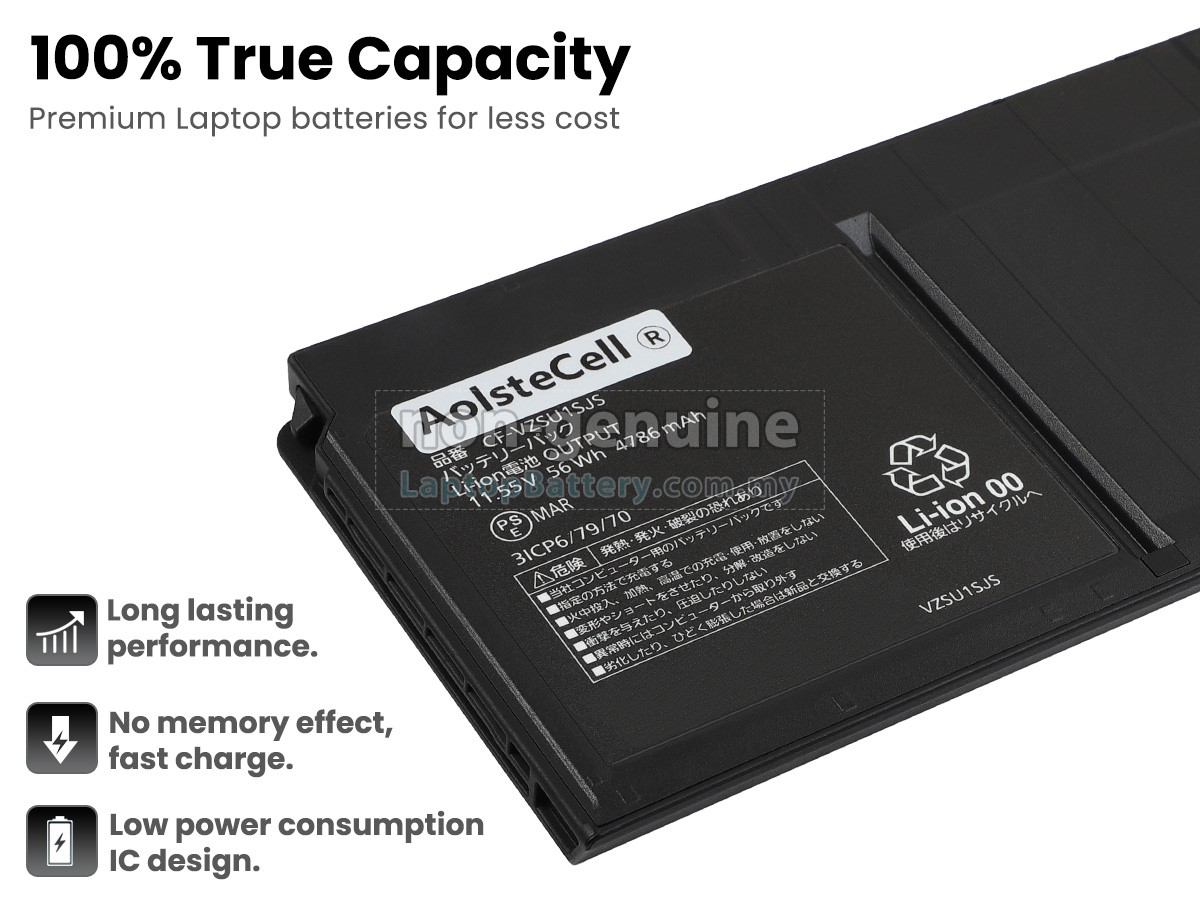 Panasonic CF-VZSU1QJS replacement battery