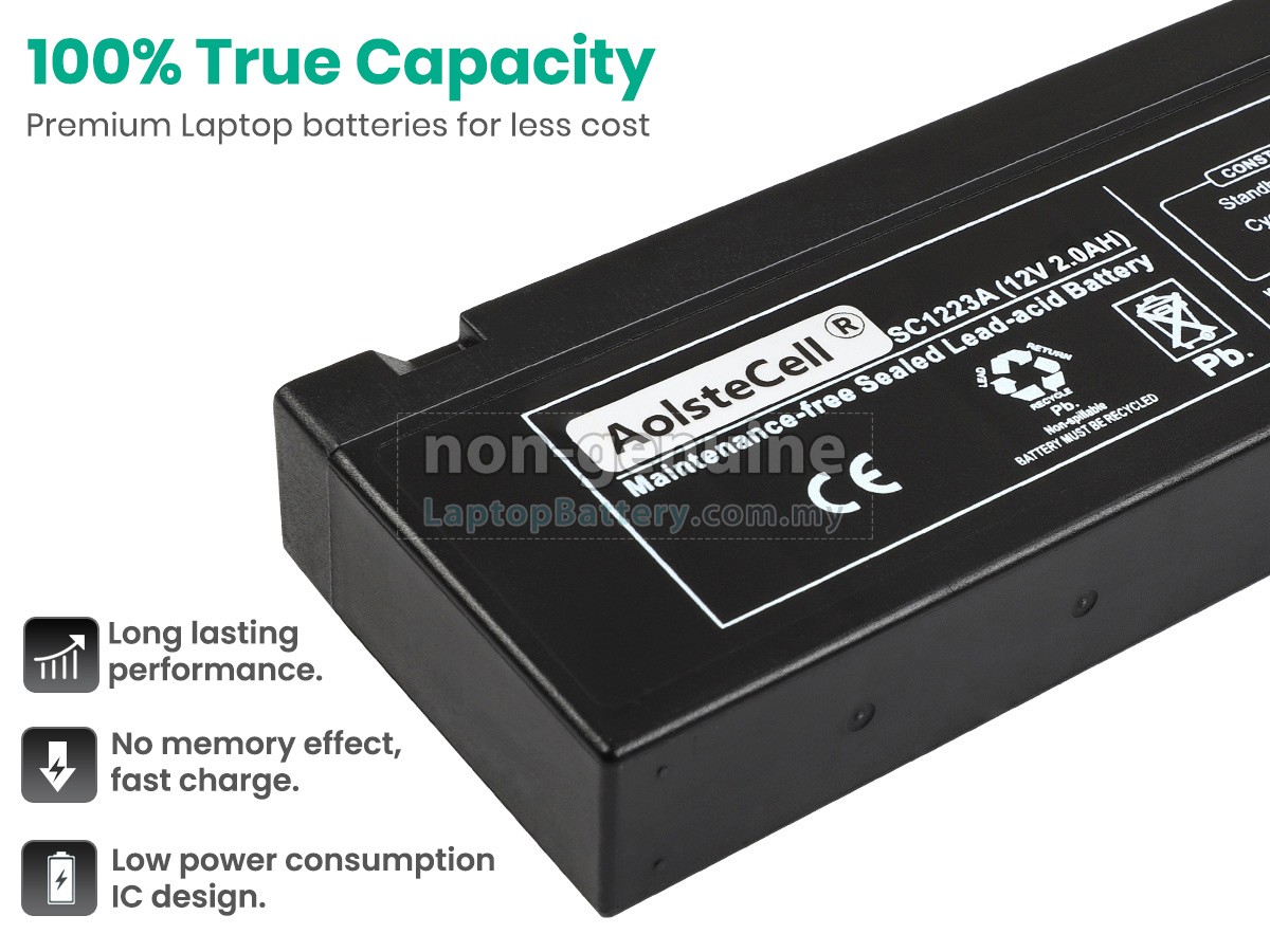 Panasonic PM7000 replacement battery