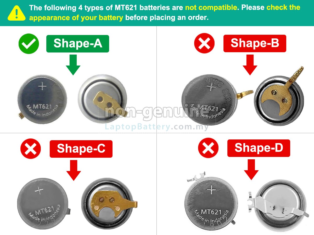 Panasonic MT621 replacement battery