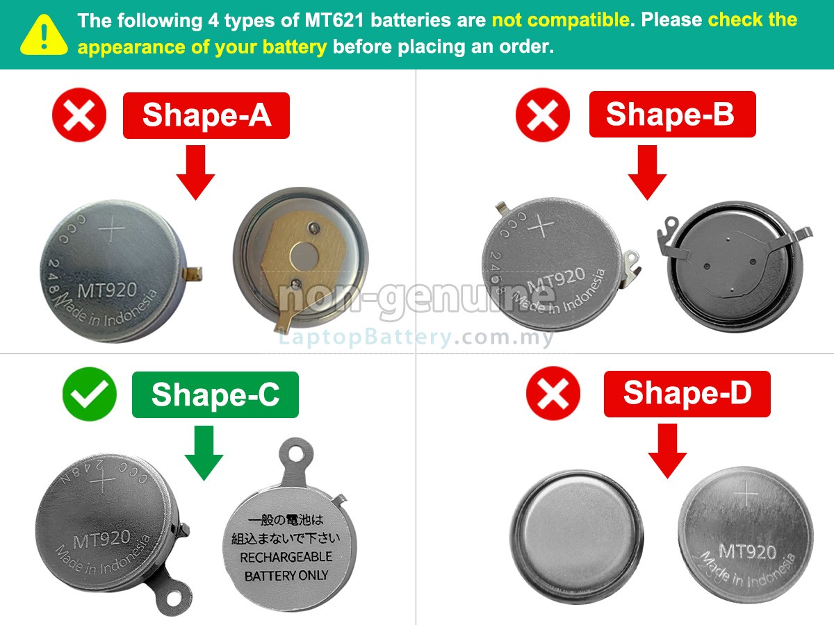 Panasonic MT920 replacement battery