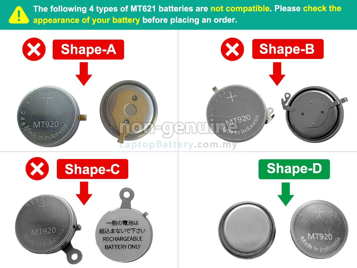 Panasonic MT920 replacement battery