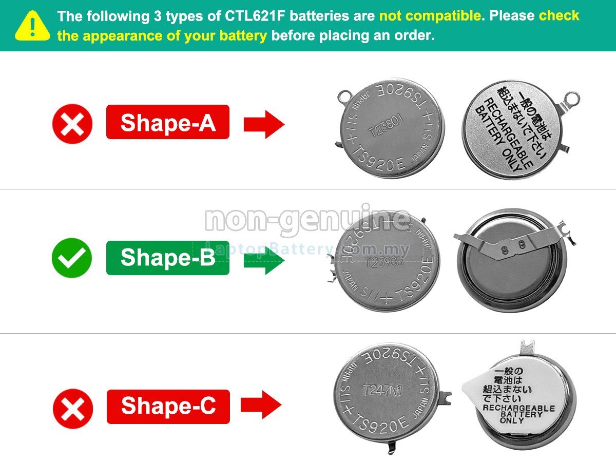 Panasonic TS920E replacement battery