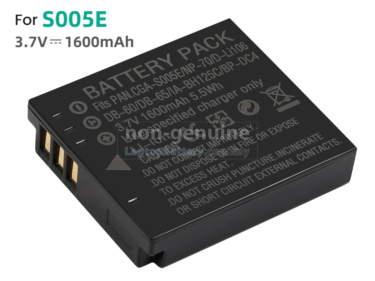 PENTAX D-LI106 replacement battery