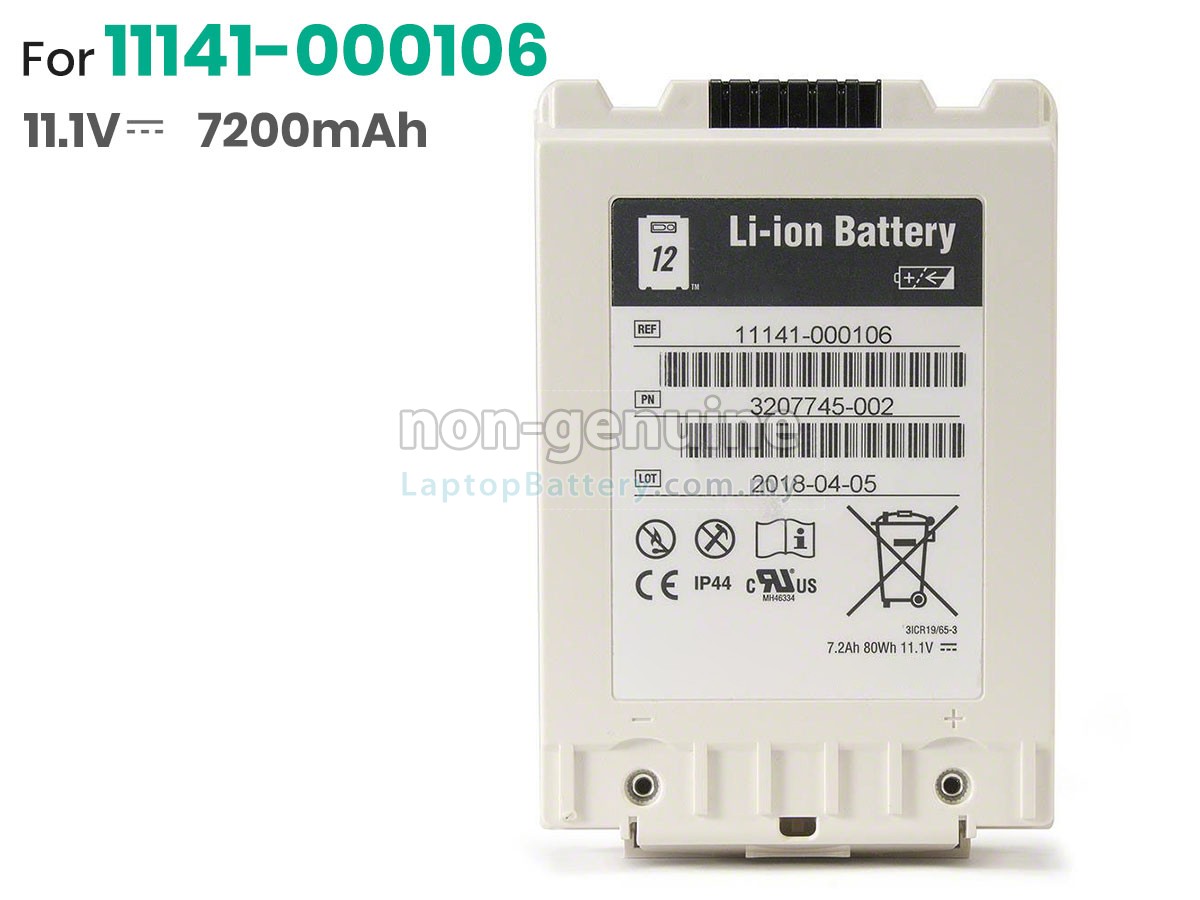 Physio Control 3207745-002 replacement battery