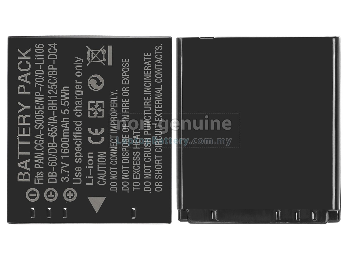 Ricoh DB-60 replacement battery
