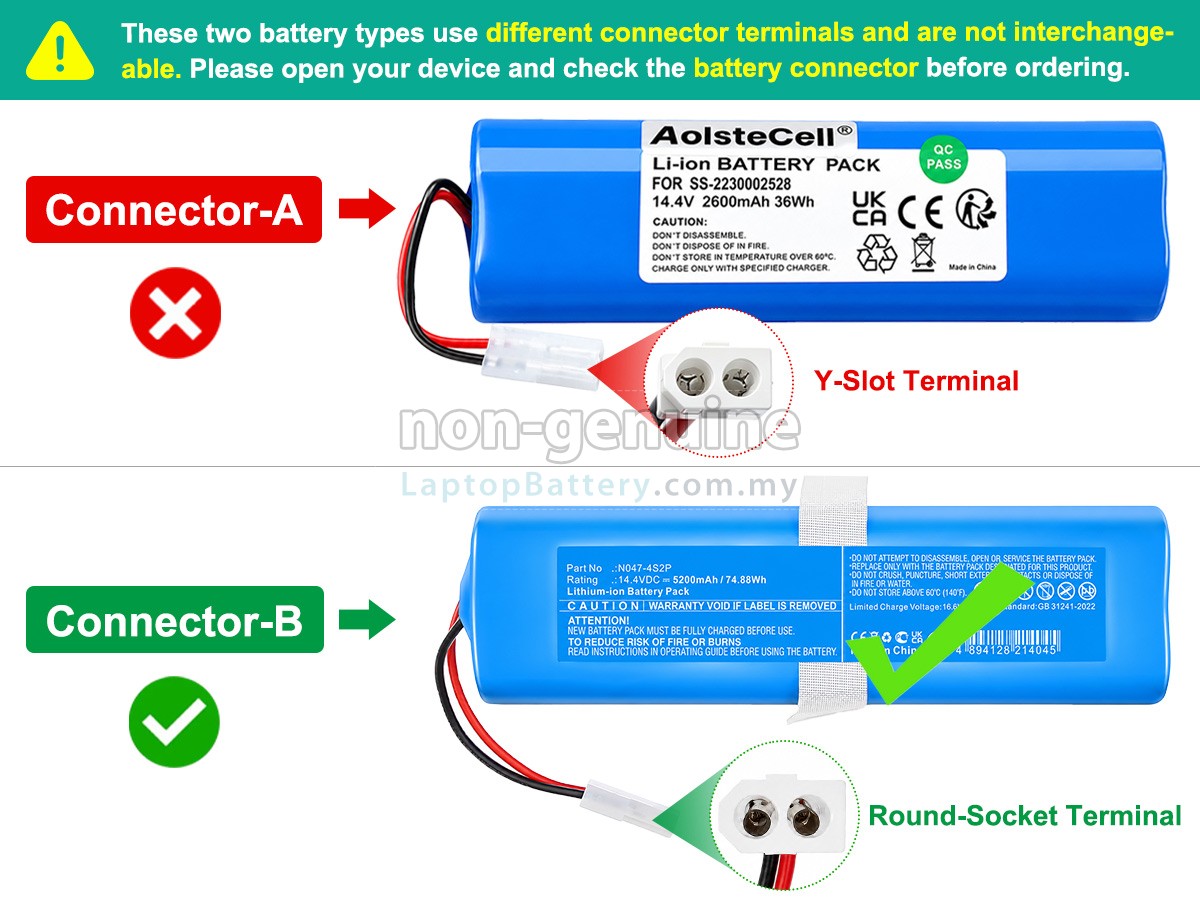 Rowenta SS-2230002529 replacement battery