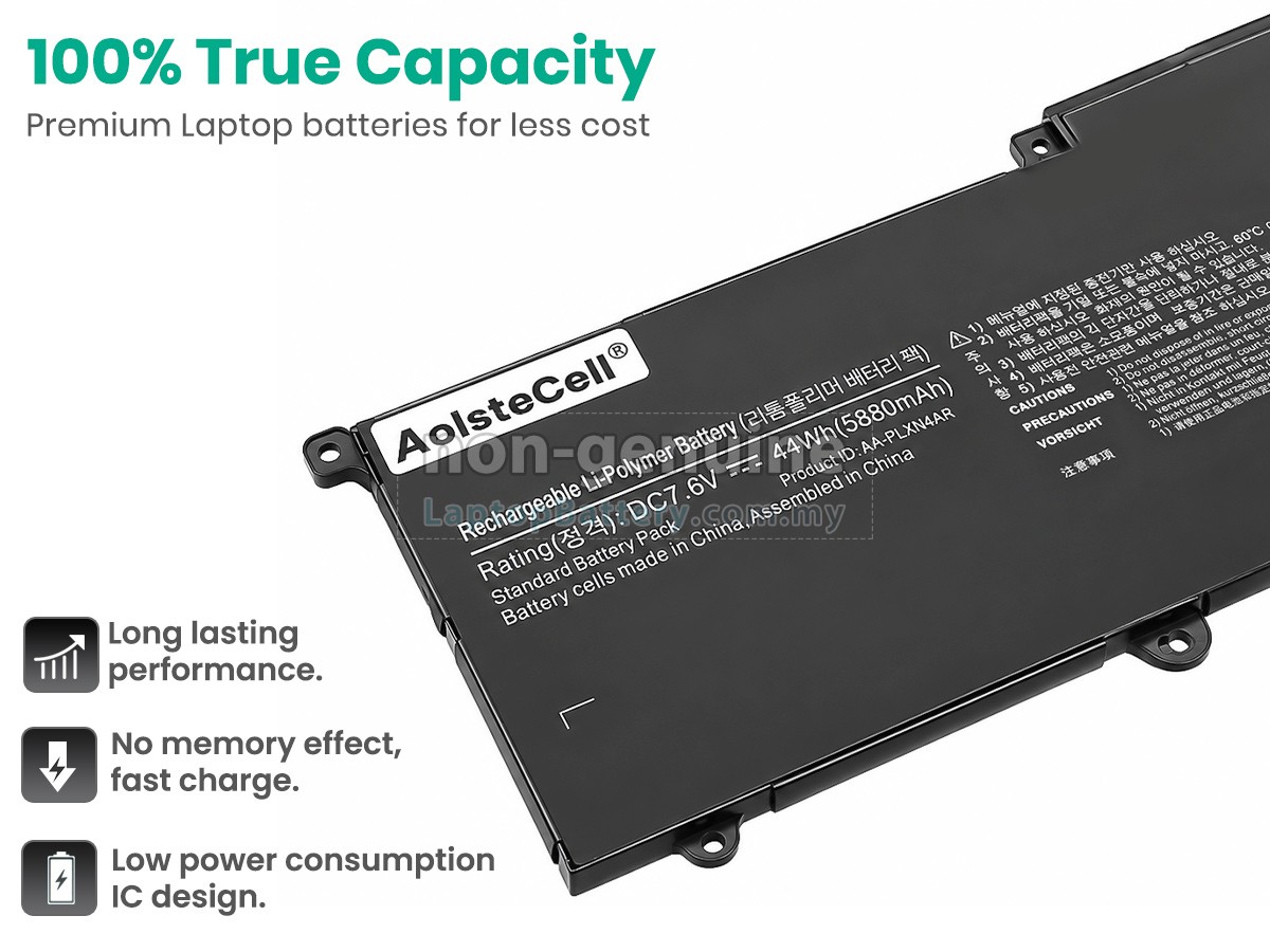 Samsung AA-PLXN4AR replacement battery