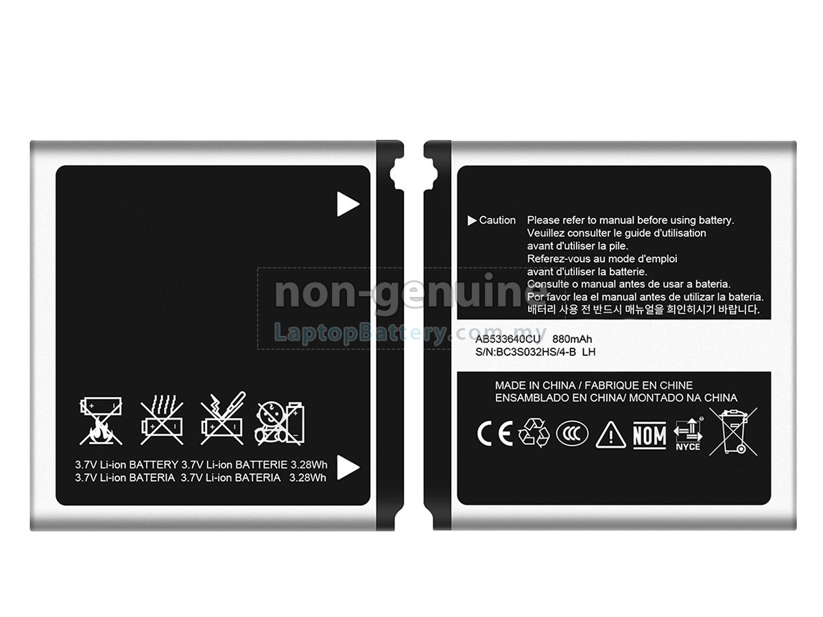 Samsung G600 replacement battery